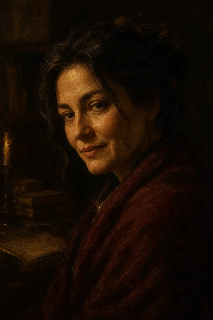 Mara, painted in candlelight